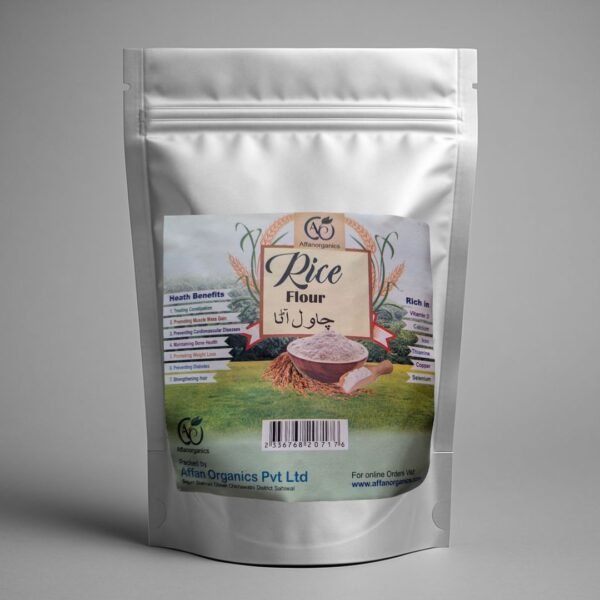 Organic Rice Flour (chawal ka atta)– 100% Pure,| Affan Organics